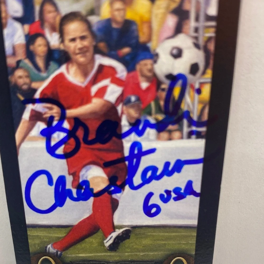 2011 Upper Deck Brandi Chastain #18 In Person Autograph (076)